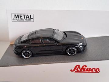 Schuco Porsche Taycan Turbo S (2x wit/zwart), Ophalen of Verzenden, Nieuw, Auto, Schuco