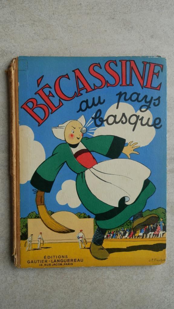 BD Bécassine au pays basque 1950, Boeken, Stripverhalen, Gelezen, Eén stripboek, Ophalen of Verzenden