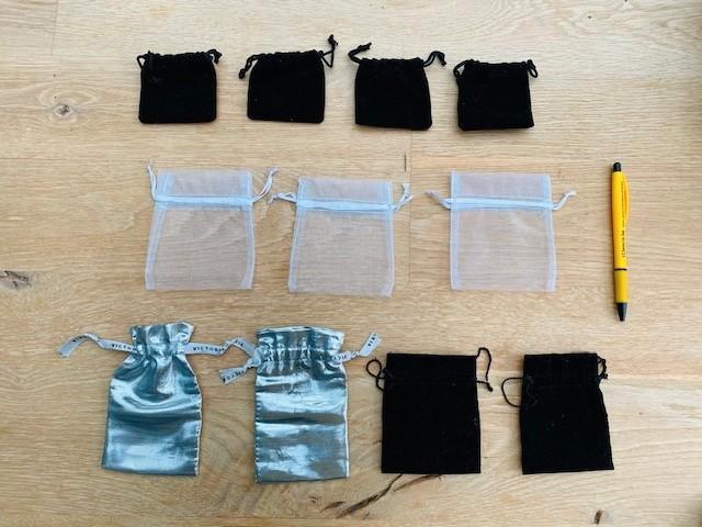 Petits sacs à bijoux - Nouveau !, Collections, Sachets de sucre, Enlèvement ou Envoi