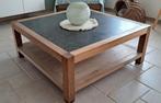 Vierkante salontafel marmer blad, Huis en Inrichting, Ophalen, Zo goed als nieuw, Vierkant, Minder dan 50 cm