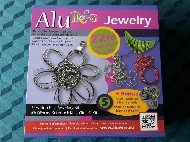 Alu deco knutselset / 50m aluminiumdraad om juwelen te maken, Hobby & Loisirs créatifs, Fabrication de Perles & Bijoux, Neuf, Fil