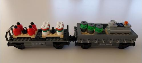 Lego trein: 2 x wagon voor pallettenvervoer (Nieuw!), Enfants & Bébés, Jouets | Duplo & Lego, Neuf, Lego, Ensemble complet, Envoi