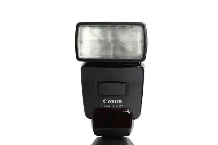 Canon Speedlite 420 EX flitser met 12 maanden garantie, Audio, Tv en Foto, Foto | Flitsers, Zo goed als nieuw, Canon, Kantelbaar