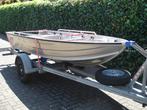 aluminium boot incl. gegalvaniseerde geremde trailer, Ophalen, Gebruikt, Tot 10 pk, Overige brandstoffen