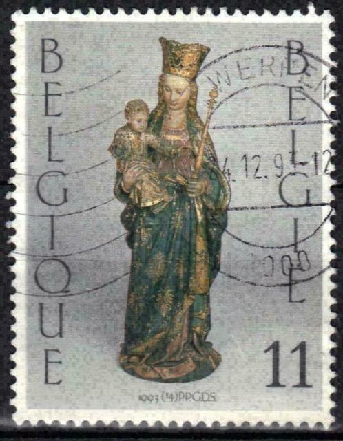 Belgie 1993 - Yvert/OBP 2530 - Kerstmis en Nieuwjaar (ST), Timbres & Monnaies, Timbres | Europe | Belgique, Affranchi, Noël, Envoi