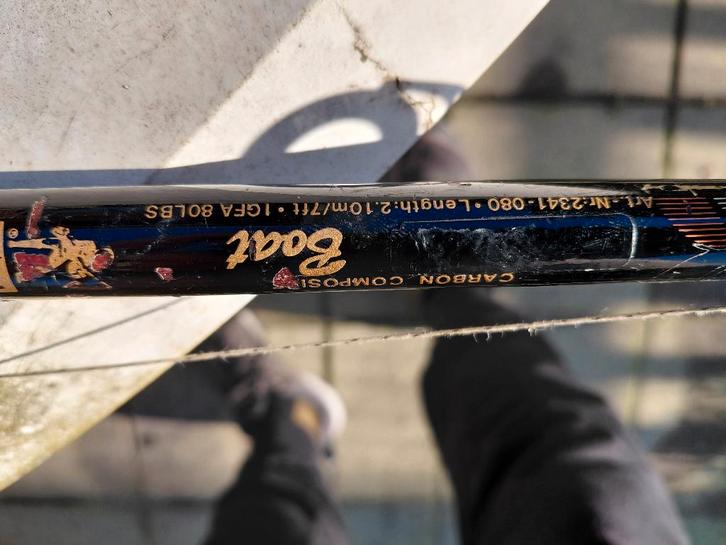 Boothengels met reel, Watersport en Boten, Hengelsport | Zeevissen, Gebruikt, Complete set, Ophalen