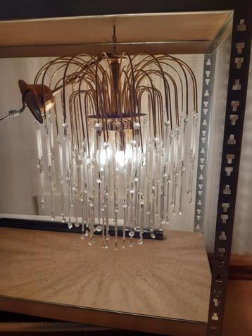 Vintage teardrop messing luster. beschikbaar voor biedingen
