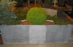 Maatwerk Belgische hardsteen plantenbakken 4 stuks, Tuin en Terras, Bloembakken en Plantenbakken, Ophalen, Tuin, Steen, Gebruikt