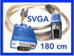 pro S-VGA-kabel 180 cm (voor monitor, computer of projector), Audio, Tv en Foto, Beamers, Ophalen of Verzenden, Gebruikt