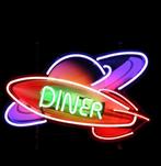 Rocket Diner neon en veel andere USA decoratie reclame neons, Ophalen of Verzenden, Nieuw, Lichtbak of (neon) lamp
