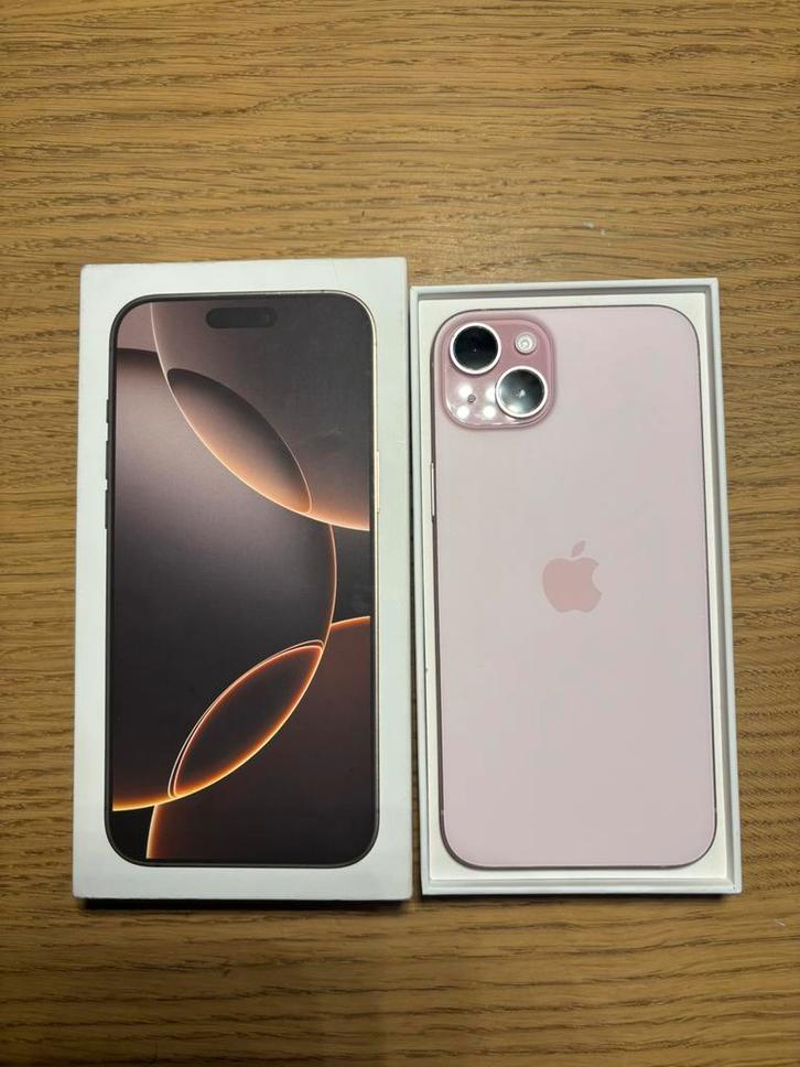 Iphone 15 plus roos, Telecommunicatie, Mobiele telefoons | Apple iPhone, Zo goed als nieuw, iPhone 15, Roze, Ophalen