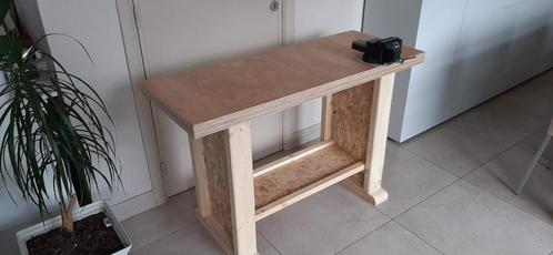 Werkbank houten werktafel stevige werkbank + bankschroef, Doe-het-zelf en Bouw, Werkbanken, Nieuw, Bankschroef, Ophalen