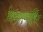 JBC: Groene sjaal met franjes, Kleding | Dames, JBC., Ophalen of Verzenden, Gedragen, Sjaal