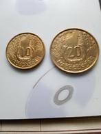 Madagascar 20 fr 1953 et 10 fr 1953 république Française cui, Envoi, Monnaie