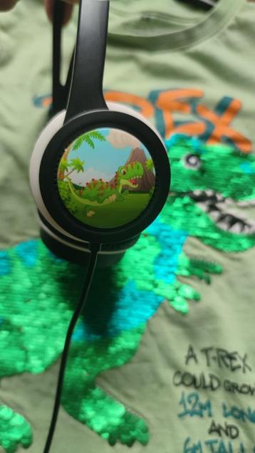 Écouteurs Dinosaure enfant + Accessoires Dino T-Rex  beschikbaar voor biedingen