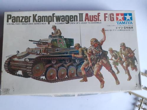 Tamiya Panzer Kampfwagen II, Hobby en Vrije tijd, Modelbouw | Auto's en Voertuigen, Tamiya, Ophalen of Verzenden