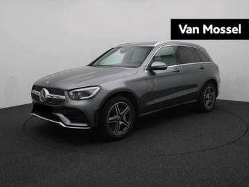 Mercedes-Benz GLC 200 AMG LINE + CARPLAY + TREKHAAK + PTS +, Autos, Argent ou Gris, Entreprise, 1760 kg, 5 portes