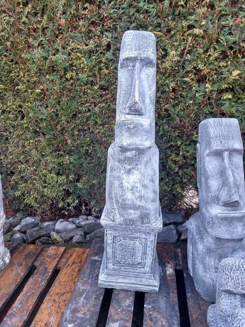 Moai, 115 cm de haut, ÉNORME ! ! !, Jardin & Terrasse, Statues de jardin, Neuf, Bouddha, Béton, Enlèvement