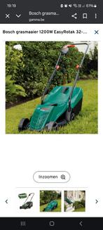 Grasmachine Bosch 1 x gebruikt, Tuin en Terras, Grasmaaiers, Ophalen, Zo goed als nieuw
