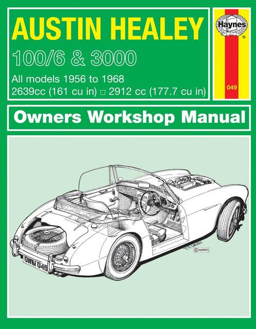 HAYNES Werkplaats handboek AUSTIN HEALEY 100/ & 3000 1956 -, Auto-onderdelen, Overige Auto-onderdelen, Austin, Nieuw, Ophalen of Verzenden