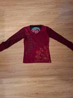 Pull rouge " Desigual ". Taille : XL, Vêtements | Femmes, Pulls & Gilets, Enlèvement, Porté, Rouge