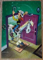 Lucky Luke très rare carte postale PEP 1967 Morris, Verzamelen, Stripfiguren, Ophalen of Verzenden, Plaatje, Poster of Sticker