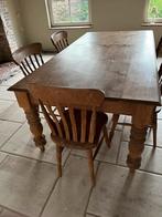 Eettafel in teak, Ophalen, Teakhout, Zo goed als nieuw, Vijf personen of meer