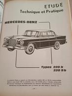 revue technique mercedes 220B 220SB de 1959-1963, Auto diversen, Handleidingen en Instructieboekjes, Ophalen of Verzenden