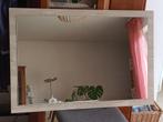 Spiegel 100 x 67 cm, op eikenkleurig kader, Huis en Inrichting, Ophalen, Zo goed als nieuw, Rechthoekig
