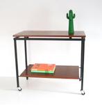 Vintage Teak Trolley – Bijzettafel – Stiemsma Coen de Vries, Huis en Inrichting, Ophalen, Zo goed als nieuw