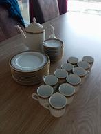 servies met 24 karaat goude, Ophalen