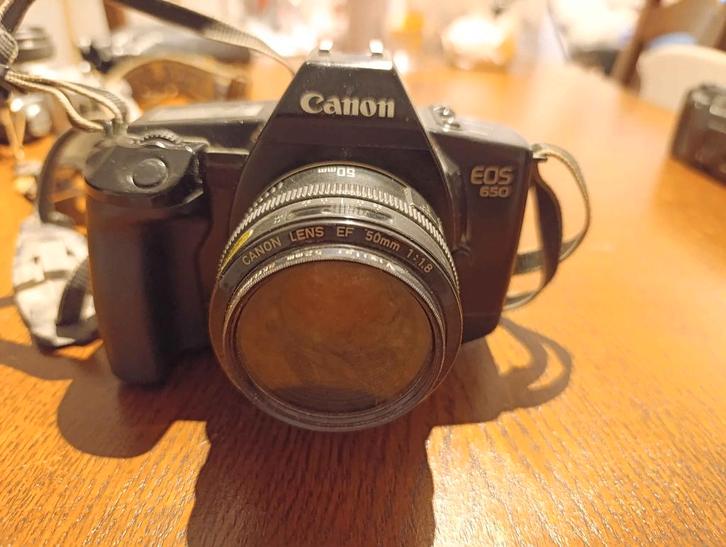 Canon EOS 650 Argentique - collection ou pc (État non testé), Audio, Tv en Foto, Fotocamera's Analoog, Gebruikt, Spiegelreflex