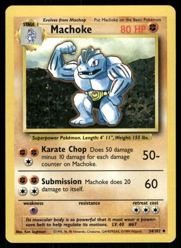 Machoke 34/102 - Base (NM) beschikbaar voor biedingen