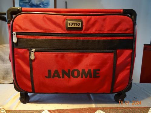 Janome Tutto transportkoffer, Hobby en Vrije tijd, Naaimachines en Toebehoren, Gebruikt, Accessoires, Janome, Ophalen