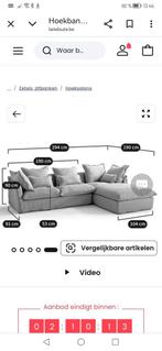 Superbe canapé d'angle gauche convertible, Maison & Meubles, Enlèvement ou Envoi, Comme neuf, Gris