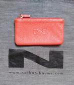 Nathan rode portemonee, Handtassen en Accessoires, Portemonnees, Ophalen of Verzenden, Zo goed als nieuw, Rood