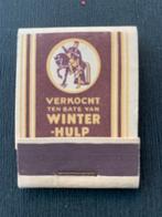 Oud lucifersdoosje  winterhulp st Martinus, Ophalen of Verzenden, Zo goed als nieuw