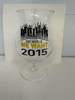 Duvel glas The world we want 2015 33 cl, Ophalen of Verzenden, Zo goed als nieuw