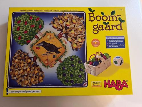 Boomgaard spel Haba, Kinderen en Baby's, Speelgoed | Educatief en Creatief, Zo goed als nieuw, Ophalen