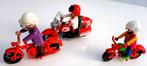 Playmobil 3 bromfietsen met figuurtjes, Kinderen en Baby's, Complete set, Ophalen of Verzenden, Zo goed als nieuw