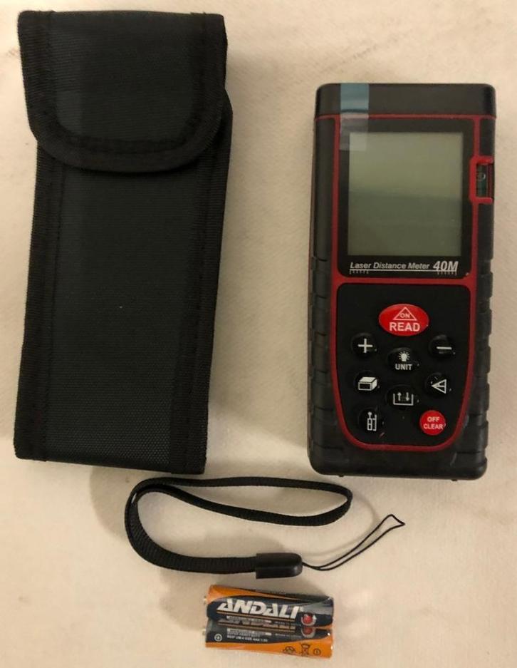 Télémètre numérique 40 mètres. Nouveau, Bricolage & Construction, Instruments de mesure, Neuf, Distance, Enlèvement ou Envoi