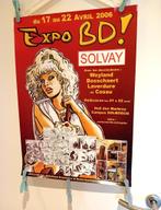 Affiche expo BD Solvay année 2006, Autres sujets/thèmes, Enlèvement, Utilisé, Rectangulaire vertical