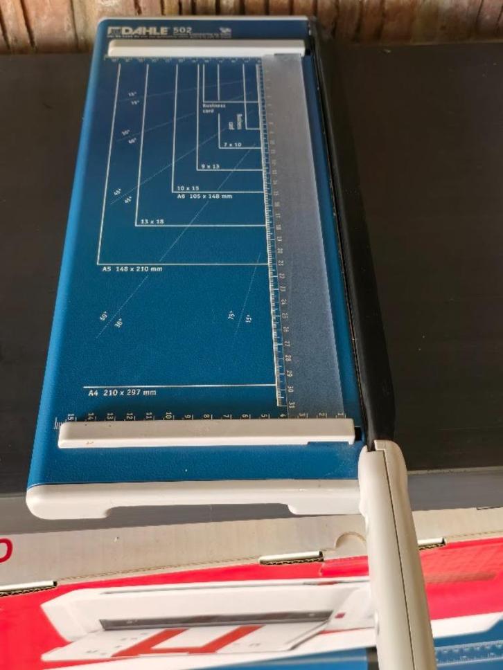 Dahle 502 hefboom snijmachine, Diversen, Bureau-accessoires, Gebruikt, Ophalen of Verzenden