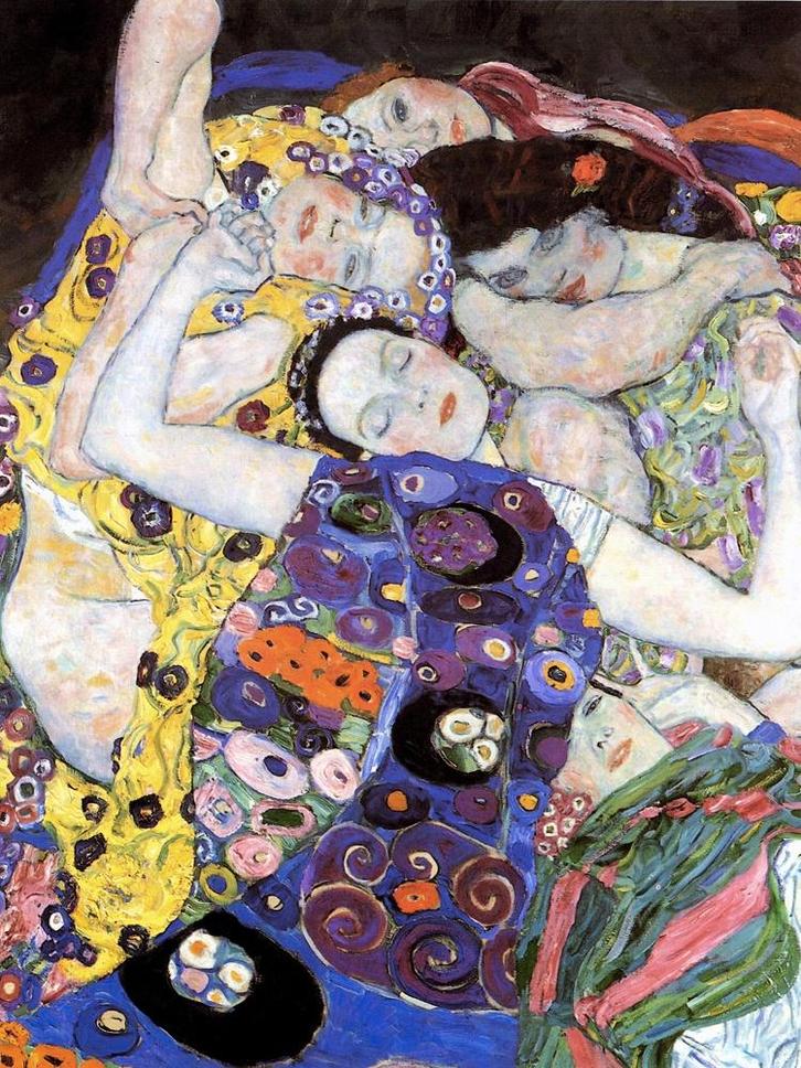 PUZZLE DAS MADCHEN THE MAIDEN GUSTAV KLIMT BY EDUCA 1000 PCS, Antiek en Kunst, Kunst | Schilderijen | Klassiek, Ophalen of Verzenden