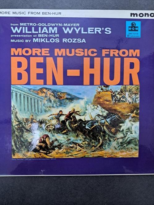 LP More Music From Ben-Hur, CD & DVD, Vinyles | Musiques de film & Bandes son, Utilisé, Enlèvement