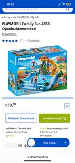 Playmobil openlucht zwembad, Ophalen