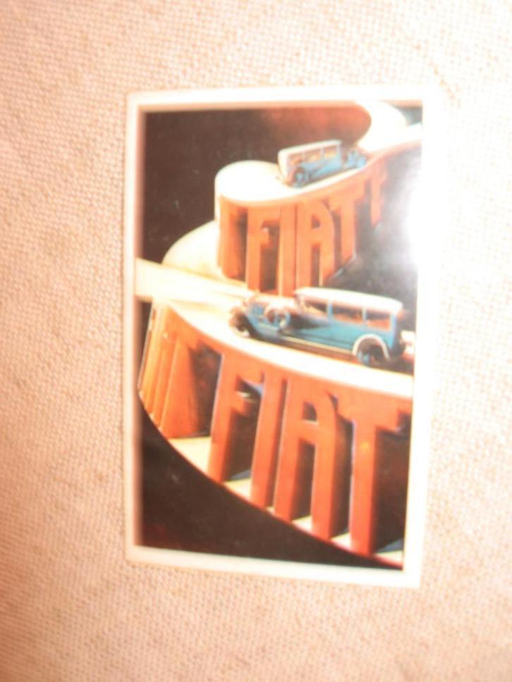 7 zeer oude dubbele Panini-stickers op de auto, Verzamelen, Automerken, Motoren en Formule 1, Nieuw, Auto's, Ophalen of Verzenden