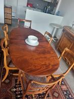 Antieke eettafel met 7 stoelen, Huis en Inrichting, Ophalen, Zo goed als nieuw
