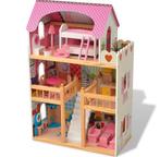 Poppenhuis met meubels en popjes kidskraft, Ophalen of Verzenden