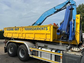 CONTAINER + CRANE FASSI F85.22 - 4m50 platform - 2x hydr - 2 beschikbaar voor biedingen